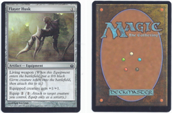 MTG Mirrodin Besieged MBS Flayer Husk 107/155 misprint off-center miscut Magic - Image 1