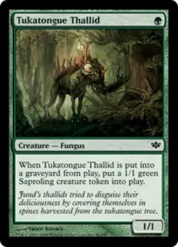 Tukatongue Thallid - Medium Play MTG Conflux - Image 1