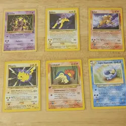 Lot of 6 WOTC Era Pokemon Cards - Image 1