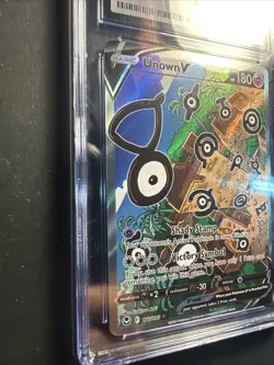 2022 Pokemon Silver Tempest Unown V Alternate Full Art 177/195 CGC 10 Gem Mint - Image 3