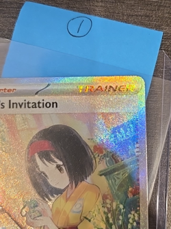 Erika's Invitation 203/165 Pokemon 151 TCG Card Full Art Near MINT English - Image 3