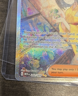 Erika's Invitation 203/165 Pokemon 151 TCG Card Full Art Near MINT English - Image 4