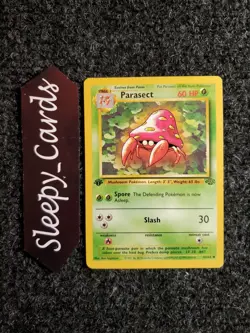 PARASECT 41/64 - NM - 1ST EDITION JUNGLE ENGLISH POKEMON CARD - Image 1