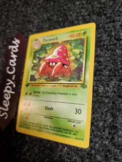 PARASECT 41/64 - NM - 1ST EDITION JUNGLE ENGLISH POKEMON CARD - Image 2