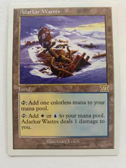 Adarkar Wastes Classic MTG Core Set 6th Edition Regular Magic the Gathering Card - Image 1