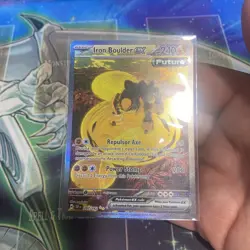 Pokemon TCG Iron Boulder ex 207/162 Temporal Forces Special Illustration Rare - Image 3