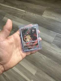 Team Rockets Meowth Destined Rivals Illustration Card 203/182 - Image 4