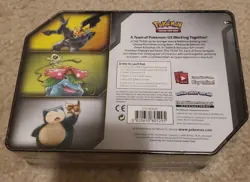 POKEMON TCG Tag Team Sealed Tin Eevee & Snorlax GX-4 Booster Packs, GX Foil Card - Image 2