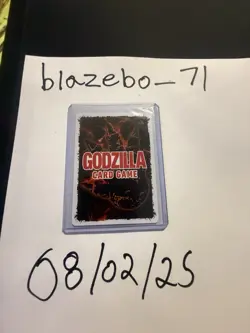 2025 Godzilla Card Game TCG #Ebp01-075 Rare Holo Card Godzilla - Image 2