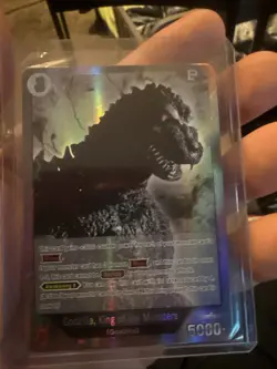 2025 Godzilla Card Game TCG #Ebp01-075 Rare Holo Card Godzilla - Image 3