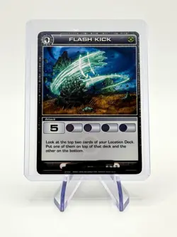 2007 Chaotic Game Card Flash Kick 97/232 Attack - Image 3