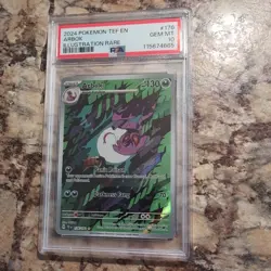 Pokemon Temporal Forces Arbok Illustration Rare Card 176/162 PSA 10 Gem English - Image 1