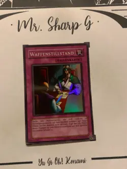 WAFFENSTILLSTAND - DB1-DE083 DEUTSCH Yu-Gi-Oh! CARD SUPER RARE HOLO KONAMI* - Image 2