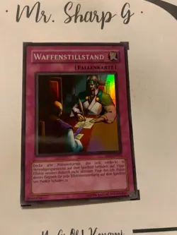 WAFFENSTILLSTAND - DB1-DE083 DEUTSCH Yu-Gi-Oh! CARD SUPER RARE HOLO KONAMI* - Image 4