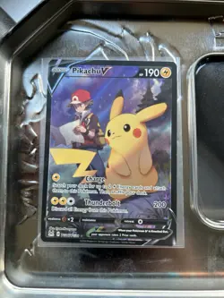 Pokemon TCG Pikachu VMAX TG17/TG30 Ultra Rare Card NM/M Condition - Image 1