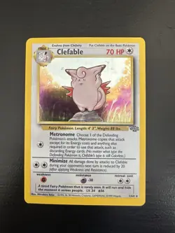 Clefable Holo 1/64 - Jungle Set - NM - Classic WOTC Pokemon Card - Image 1