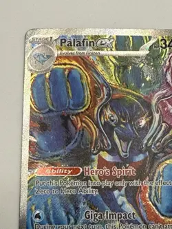 Pokemon Prismatic Evolutions Palafin EX Sir 151/131 English TCG Card - Image 3