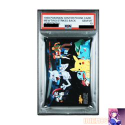 PSA 10 Mewtwo Strikes Back Pokemon Phone Card Vintage Nintendo Bandai Japan 1998 - Image 1