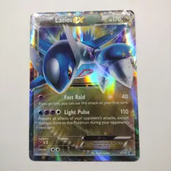 Pokemon Card Latios EX XY72 Half Art Black Star Promo MP - Image 1