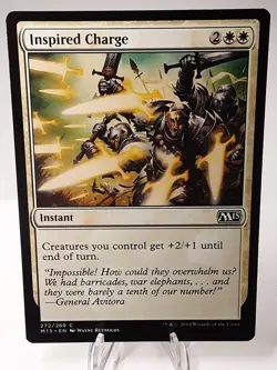 MTG - M15 - Inspired Charge - #272 - Lightly Played - Image 1