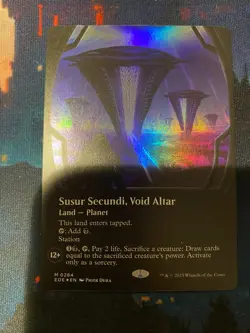 MTG Edge of Eternities Susur Secundi Void Altar Borderless Foil - Image 1