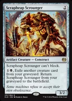 MTG Scrapheap Scrounger - Foil, Kaladesh, Lightly Played, English - Image 1