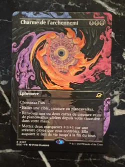 MTG EOE Surreal Space 307 - Archenemy’s Charm FR - NM French - Image 1