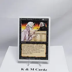 MTG - 3rd Edition - Revised - Demonic Attorney - Rare - LP+ NM - Image 1