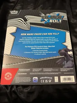 Pokemon TCG: Black Bolt Binder Collection BRAND NEW NEVER OPENED - Image 3