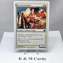 MTG - 9th Edition - Veteran Cavalier- #052 - Lightly Played - Image 1