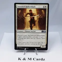 MTG - M21 - Seasoned Hallowblade - #034 - Near Mint - Image 1