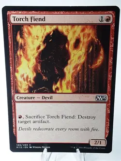MTG - M15 - Torch Fiend - #166 - Lightly Played - Image 1