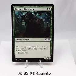 MTG - M21 - Garruk's Gorehorn - #184 - Near Mint - Image 1