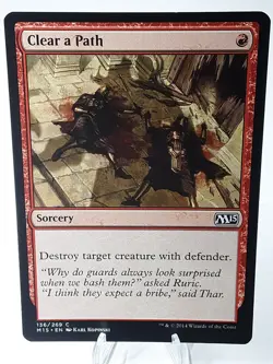 MTG - M15 - Clear a Path - #136 - Lightly Played - Image 1