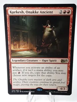 MTG - M15 - Kurkesh, Onakke Ancient - #153 - Lightly Played - Image 1