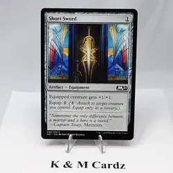 MTG - M21 - Short Sword - #236 - Near Mint - Image 1