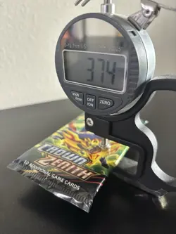 Pokemon Crown Zenith Booster Pack Sealed 22.21g 3.74mm - Image 3