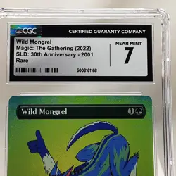 MTG - Secret Lair - 30th Anniversary - Wild Mongrel - Graded - CGC 7.0 - Image 3