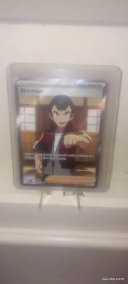 Norman 237/182 Sv04 Paradox Rift Full Art Trainer Holo NM Pokemon TCG Pack Fresh - Image 1