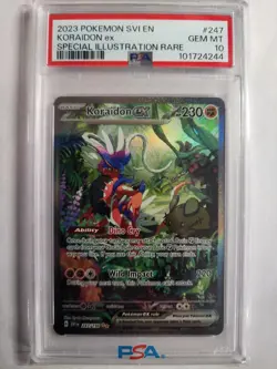 2023 Pokemon Koraidon ex 247/198 Sv01: Scarlet & Violet Base Set Holo - Image 1