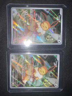 2 Pokemon Black Star Promos Prismatic Evolutions ETB #173 Eevee - Image 2