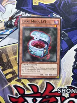 (YBL) YuGiOh! Dark Mimic LV1 GLD5-EN017 Common Limited Edition Haunted Mine LP - Image 1