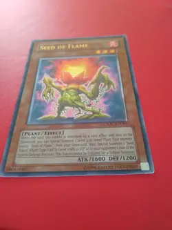 Yugioh Seed of Flame - CSOC-EN081 - Ultimate Rare - Unlimited NOT MINT - Image 1