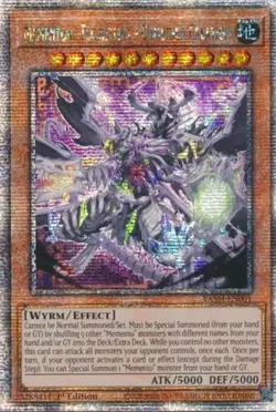 Yugioh VASM-DE001 Mementoal Tecuhtlica - Combined Creation QCSR 1st Edition MINT - Image 1