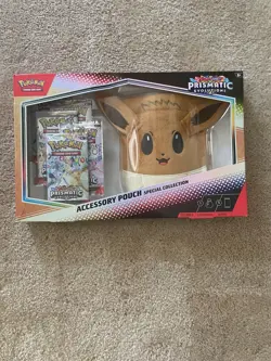 Pokemon Prismatic Evolutions Accessory Pouch Special Collection Sealed 196214112551 - Image 1