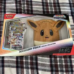 Pokemon Prismatic Evolutions Accessory Pouch Special Collection Sealed - Image 1