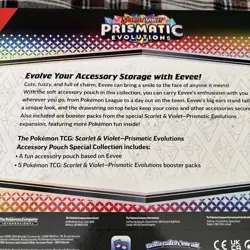 Pokemon Prismatic Evolutions Accessory Pouch Special Collection Sealed - Image 5