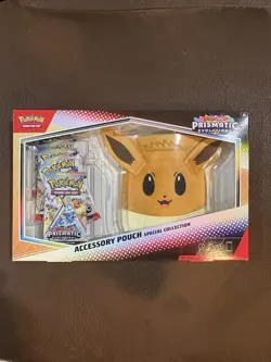 Pokemon Prismatic Evolutions Accessory Pouch Special Collection Sealed - Image 1