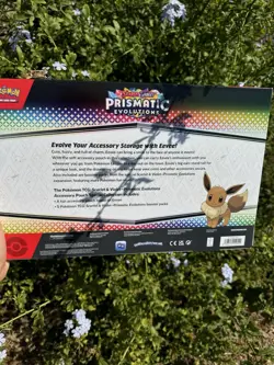 Pokemon Prismatic Evolutions Accessory Pouch Special Collection SEALED - Image 4