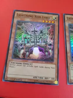 YUGIOH LIGHTNING ROD LORD SECE-EN037 1st Edition x2 - Image 3